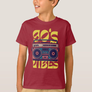 90er-Vibe Vintage-Boombox T-Shirt