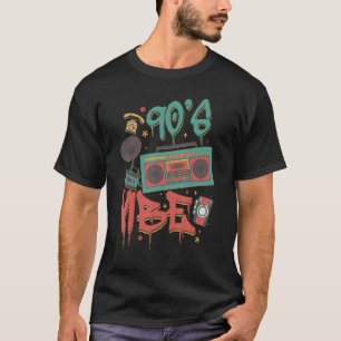 90er-Vibe Vintage-Musik der 1990er Jahre 90er-Kost T-Shirt