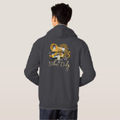 ''90er Vibes Only'' Hoodie (Schwarz voll)