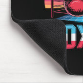 90er Vintage-Boxhandschuhe Fighter Boxer Mousepad (Ecke)