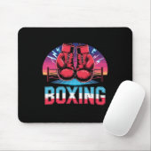 90er Vintage-Boxhandschuhe Fighter Boxer Mousepad (Mit Mouse)