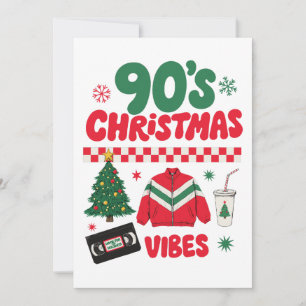 90er Weihnachts Stimmung Retro Nostalgie VHS Train Einladung