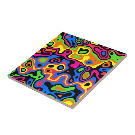 90s 70s Revival Swirl   Fliese (Seite)