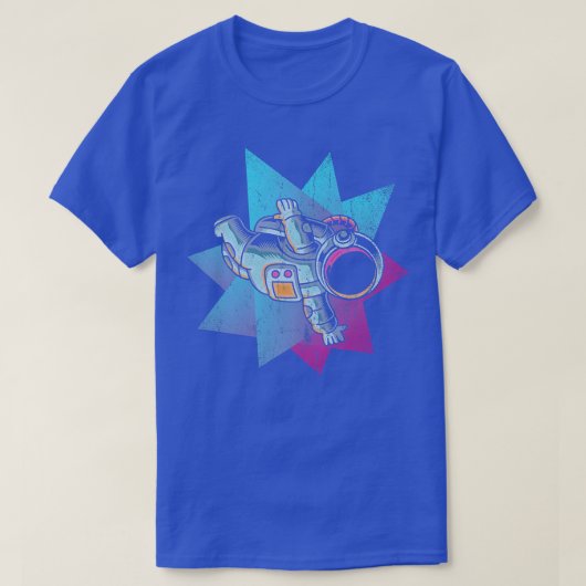 90s Art Aesthetics Outer Space Synthwave Vaporwave T-Shirt (Design vorne)