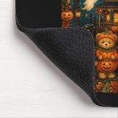 90s Bears Halloween Humorous Vintage Haunted Mousepad (Ecke)