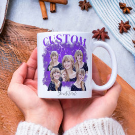 90's bootleg rap tee custom photo kaffeetasse