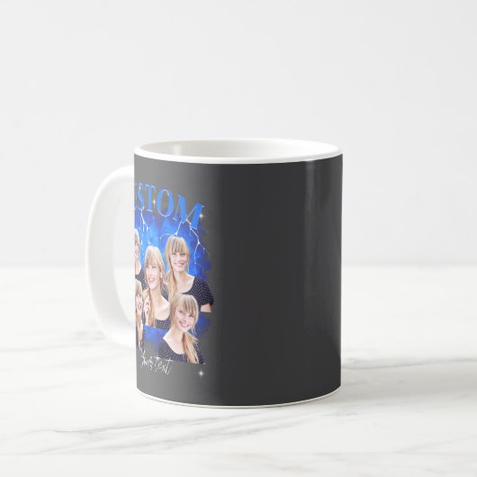 90s Bootleg Rap Tee Photo Kaffeetasse (Vorderseite Links)