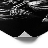 90s Cholo Chicano Homie Cool Mexican Gangster Skel Poster (Ecke)