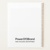 90s Comic Style Goal Setter Notebook Planer (Rückseite)