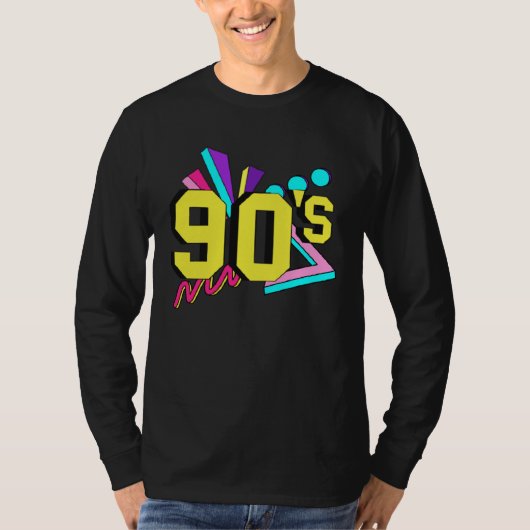90s Costume Theme Party 90s Outfit Retro Party T-Shirt (Vorderseite)