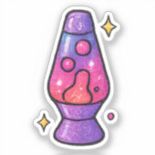 90s glitter gel pen style lava lamp sticker (Vorderseite)