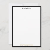 90's Hip Hop Rap Music Gold Cuban Link Chain Mitteilungskarte (Vorderseite)