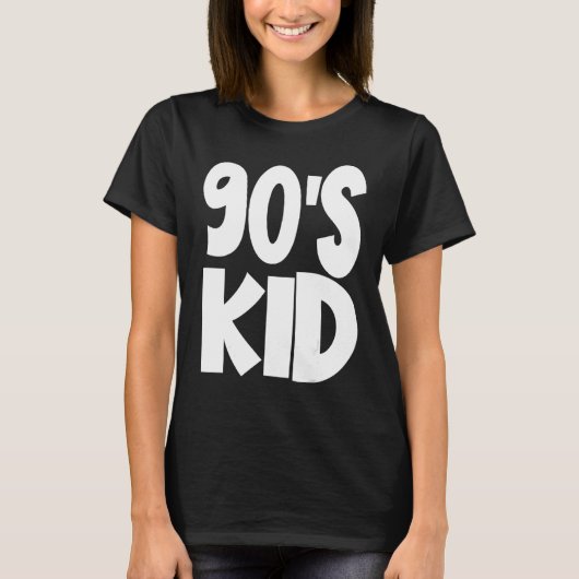 90's Kid Costume  Vintage Retro Party T-Shirt (Vorderseite)