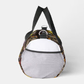 90s Kids Grunge Seamless Pattern: Pizza, Skeletons Duffle Bag (Rechts)