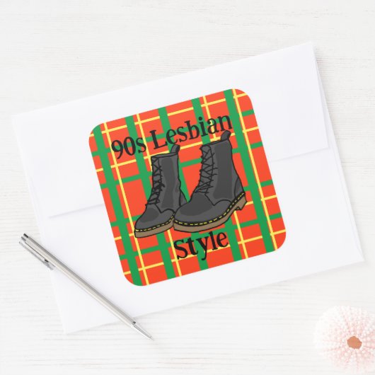 90s Lesbian Style Sticker (Umschlag)