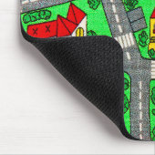 90s nostalgia, nostalgic Track carpet Car Road Mousepad (Ecke)