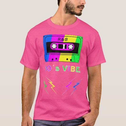 90S RB Vibes Retro Cassette Tape Graphic T-Shirt (Vorderseite)