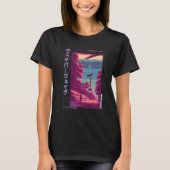 90's Retro Synthwave Japanese Vaporwave Otaku Aest T-Shirt (Vorderseite)