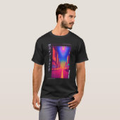90's Retro Synthwave Japanese Vaporwave Otaku Aest T-Shirt (Vorne ganz)