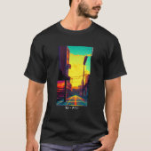 90's Retro Synthwave Japanese Vaporwave Otaku Aest T-Shirt (Vorderseite)