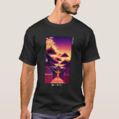 90's Retro Synthwave Japanese Vaporwave Otaku Aest T-Shirt (Vorderseite)