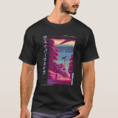 90's Retro Synthwave Japanese Vaporwave Otaku Aest T-Shirt (Vorderseite)