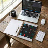 90s Retro Tech and Web Icon Pattern Planer