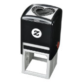 90s Rockabilly Punk Heart Tattoo Style Pattern Permastempel (Produkt)