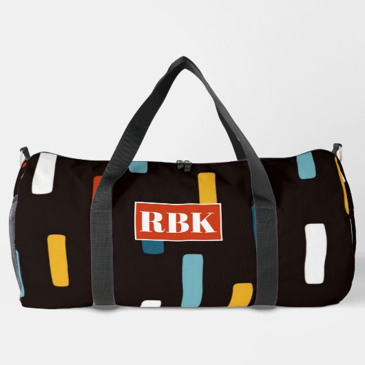 90s Street Icons seamless scandinavian pattern Duffle Bag (Rückseite)