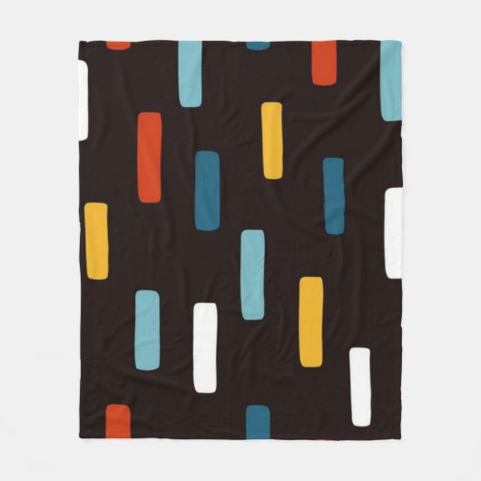 90s Street Icons seamless scandinavian pattern Fleecedecke (Vorderseite)