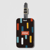 90s Street Icons seamless scandinavian pattern Gepäckanhänger (Vorderseite Vertikal)