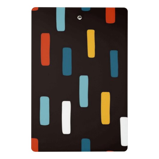 90s Street Icons seamless scandinavian pattern Mini Klemmbrett (Rückseite)