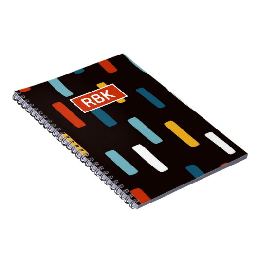 90s Street Icons seamless scandinavian pattern Notizblock (Rechte Seite)