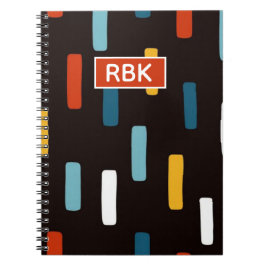 90s Street Icons seamless scandinavian pattern Notizblock