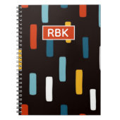 90s Street Icons seamless scandinavian pattern Notizblock (Vorderseite)