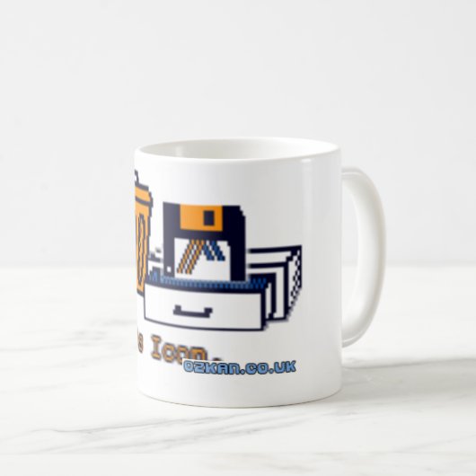 90sIcon, Ozkan-Cogroßbritannien Kaffeetasse (VorderseiteRechts)