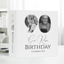 90th Birthday Celebration Personalized Photo