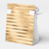 90th Birthday Elegant White Gold Gerahmtes Script Geschenkschachtel (Rückseite)