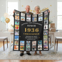 90th Birthday Family Memories Photo Collage 