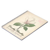 90th Birthday Party Magnolia Custom Guest Book Notizblock (Linke Seite)