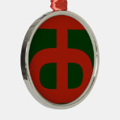 90th Infantry Ornament Aus Metall (Rechts)