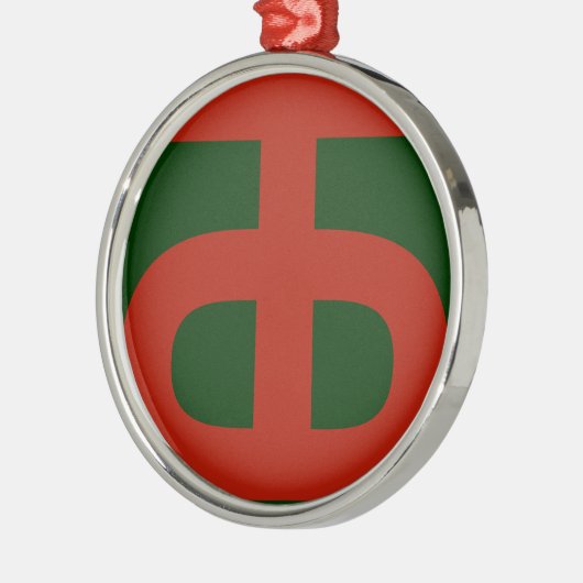 90th Infantry Ornament Aus Metall (Links)