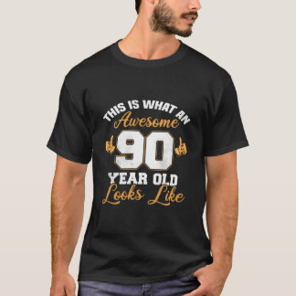 90Th Novelty Awesome 90 T-Shirt
