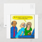 910 Cartoon Postkarte (Vorne/Hinten)