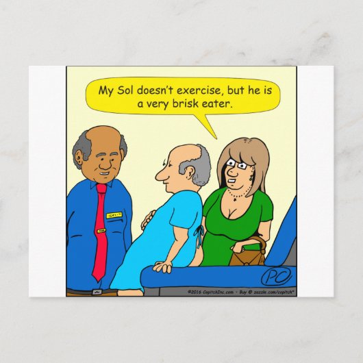 910 Cartoon Postkarte (Vorderseite)