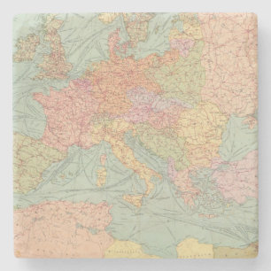 910 Linien Kommunikation, Mitteleuropa Steinuntersetzer