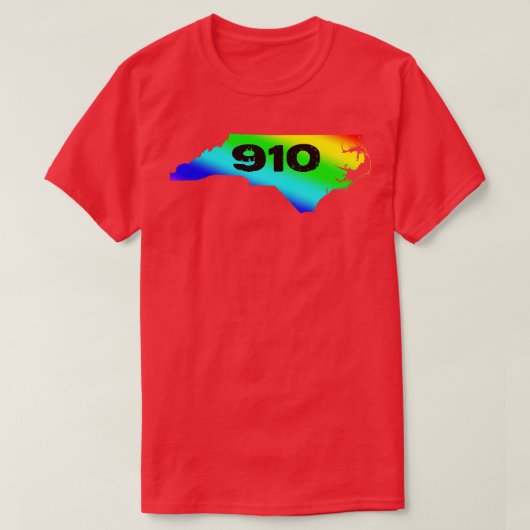 910 Regenbogen T-Shirt (Design vorne)