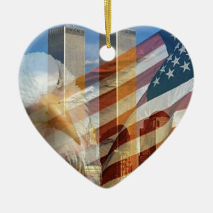 911 Adlerflaggentürme Keramikornament