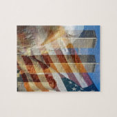 911 Adlerflaggentürme Puzzle (Horizontal)