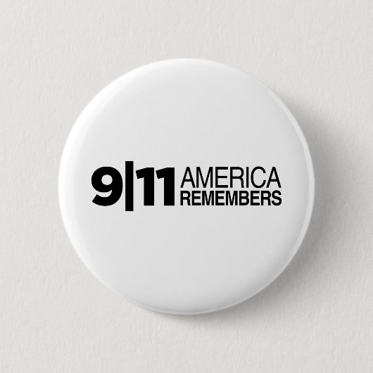 911 Amerika erinnert sich Button (Vorderseite)